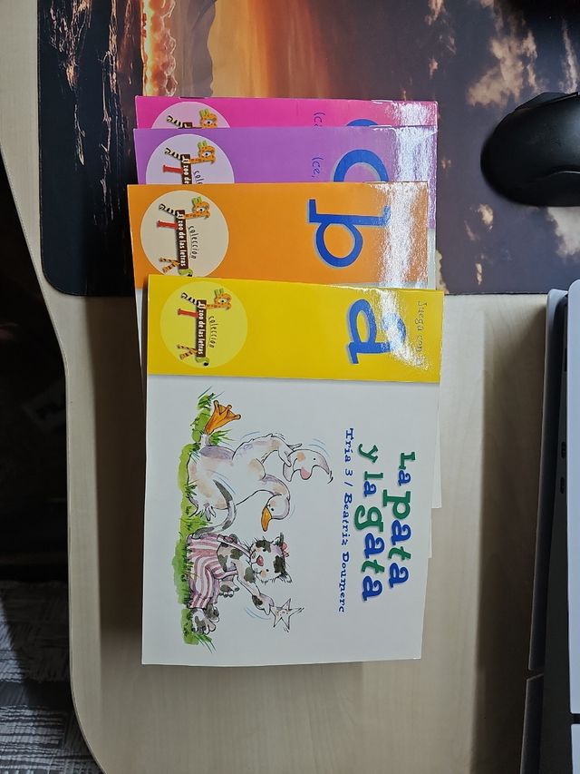 Caja de libros infantiles
