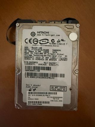 Disco Duro Hitachi 160GB