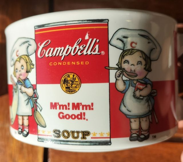 4 tazze Campbell's vintage