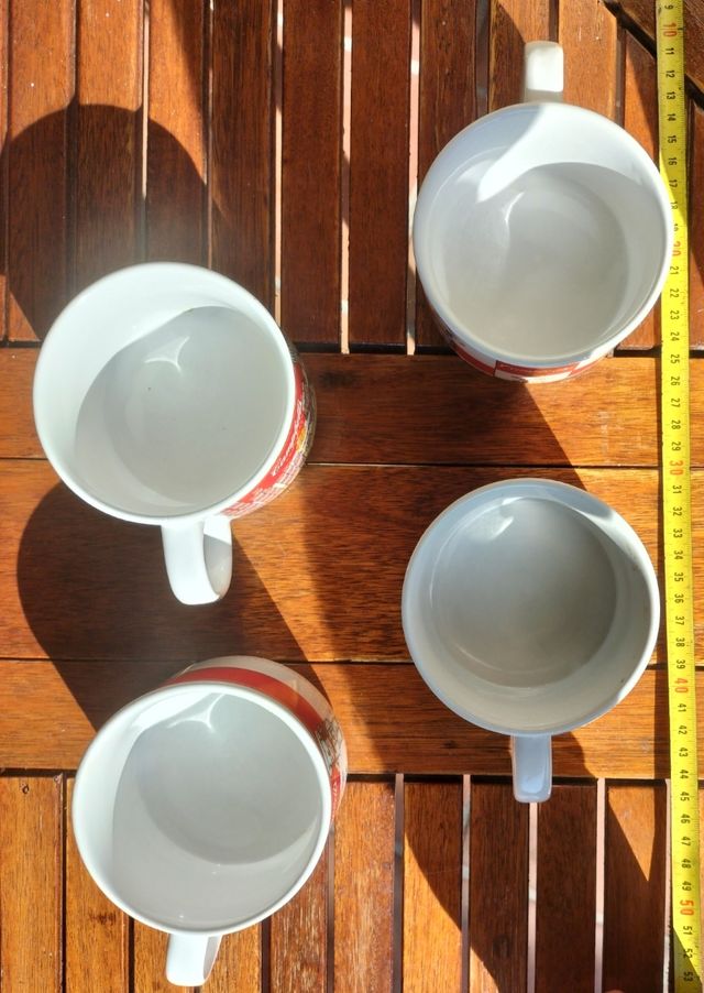 4 tazze Campbell's vintage