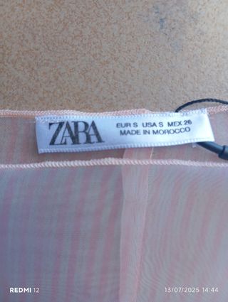 Falda midi Zara mujer