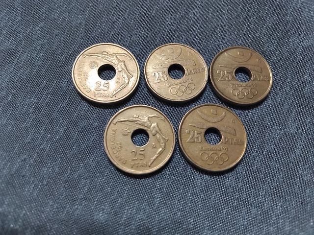 11 Monedas 25 pts España