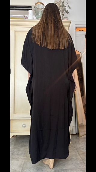 Vestido ibicenco negro