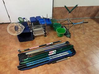 Equipo Pesca Completo: Panier,Cañas y Accesorios