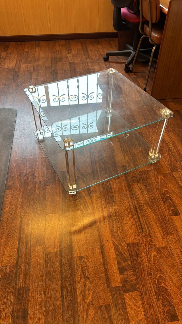 Mesa centro cristal - Moderna