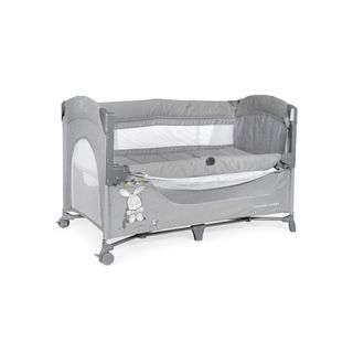Cuna viaje bebé, plegable, gris