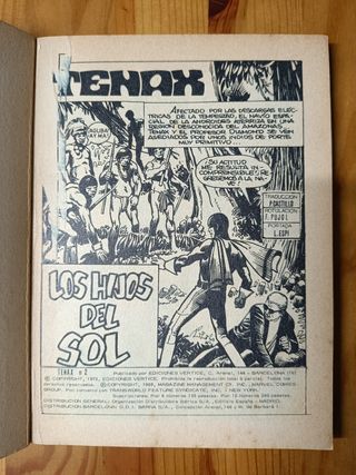 Lote de comics Vértice, años 70.