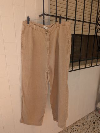 Pantalones de lino de Zara 