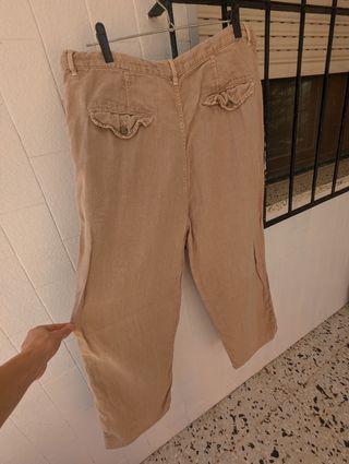 Pantalones de lino de Zara 
