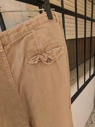 Pantalones de lino de Zara 