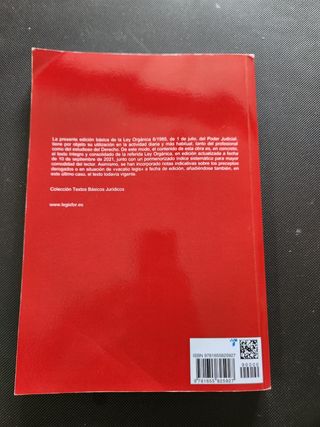 Ley Orgánica del Poder Judicial (Spanish Edition)