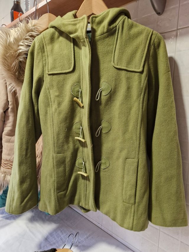 Abrigos negros vintage (S-M)