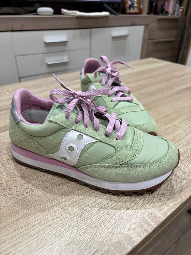 Zapatillas Saucony Jazz - Verde & Rosa