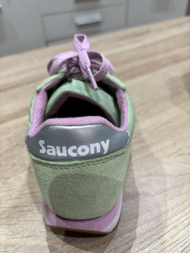 Zapatillas Saucony Jazz - Verde & Rosa