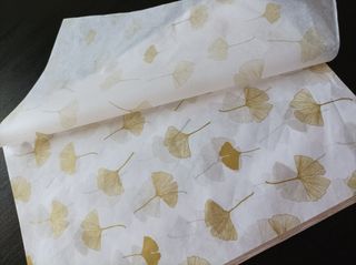 Carta regalo elegante foglie Ginkgo