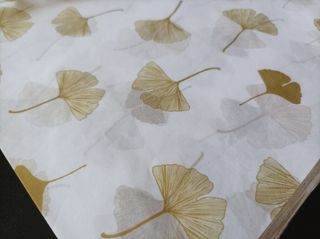 Carta regalo elegante foglie Ginkgo