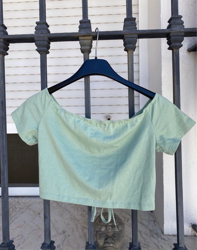 Top SHEIN verde 