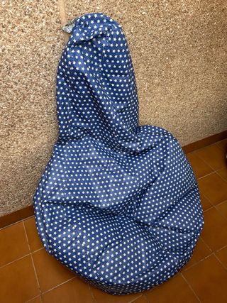 Puff azul Happers - como nuevo