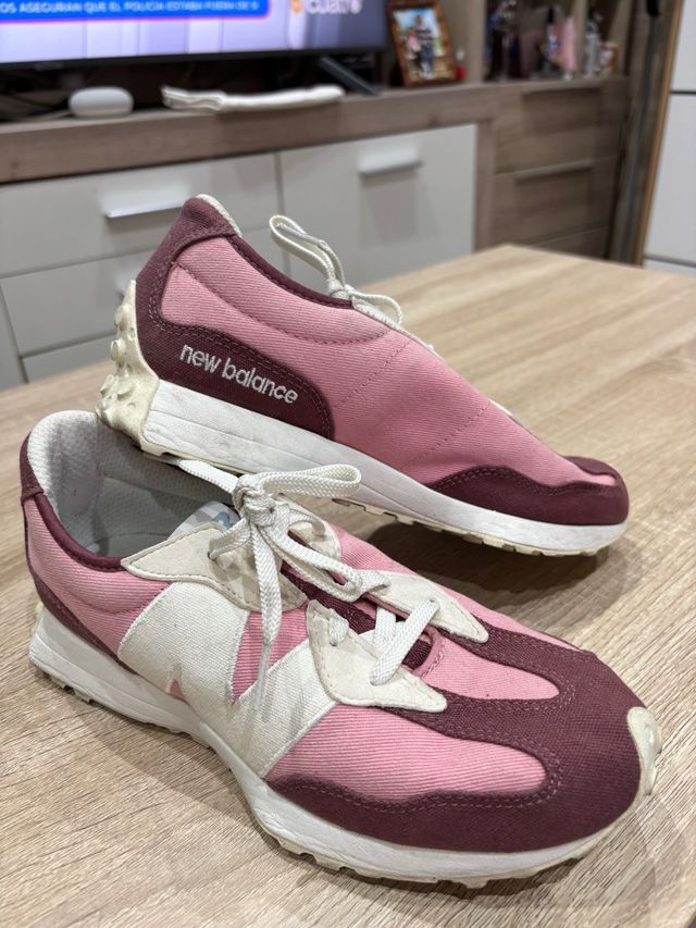 Zapatillas New Balance 373 - Rosa y Marrón