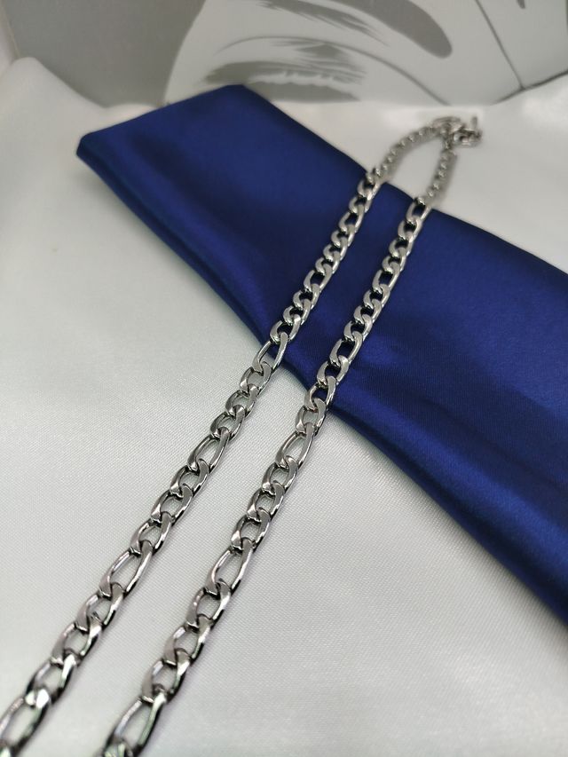 Cadena Figaro Acero Inoxidable