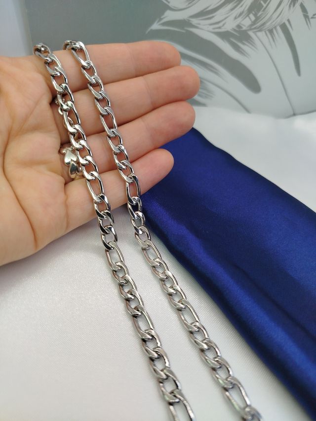 Cadena Figaro Acero Inoxidable