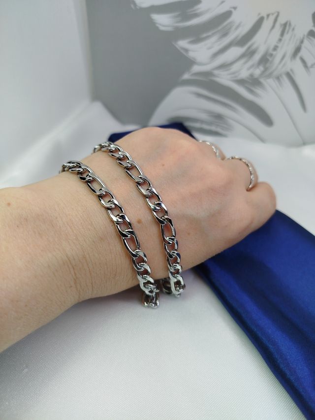 Cadena Figaro Acero Inoxidable