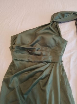 Vestido ceremonia - verde oliva