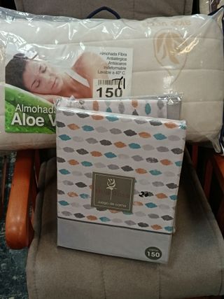 Juego sábanas + Almohada Aloe Vera
