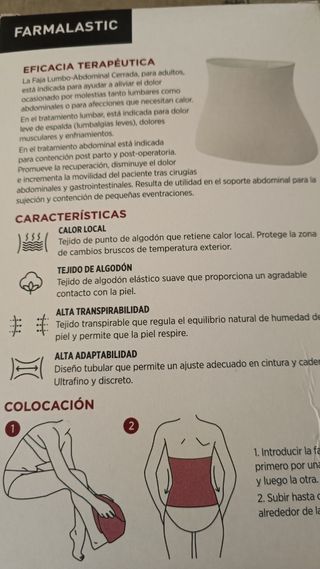 Faja Lumbo Abdominal Farmaelastic