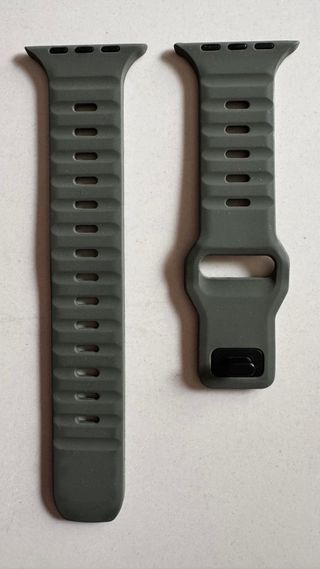 Correa silicona Apple Watch 42/44 - Negra y Verde
