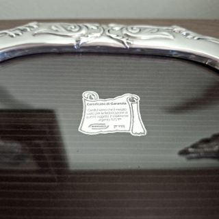 Cornice Portafoto Argento 925 massiccio foto 18x24