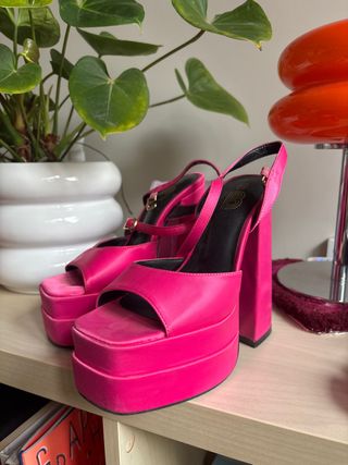 Plataforma rosa 15cm - Fiesta