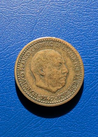 Moneda Española 1 Peseta 1947