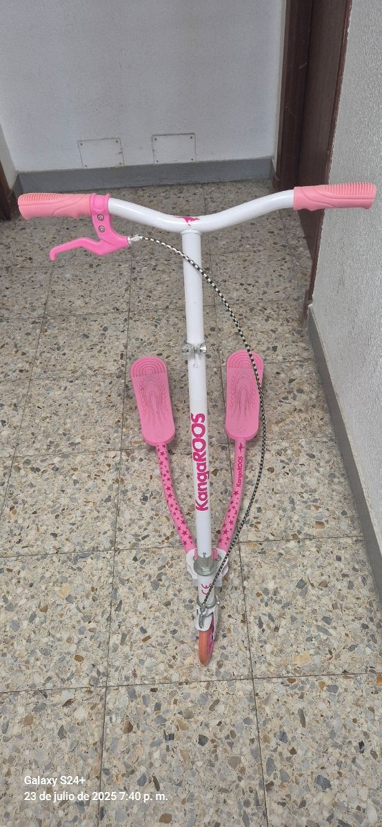 Patinete Infantil Plegable Rosa