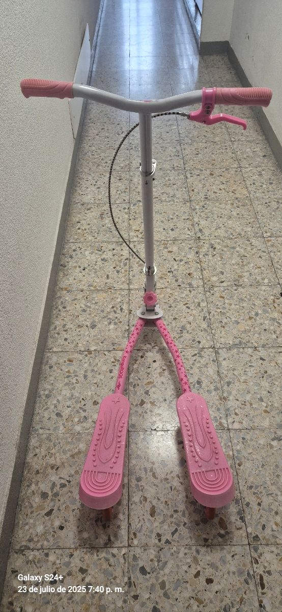 Patinete Infantil Plegable Rosa