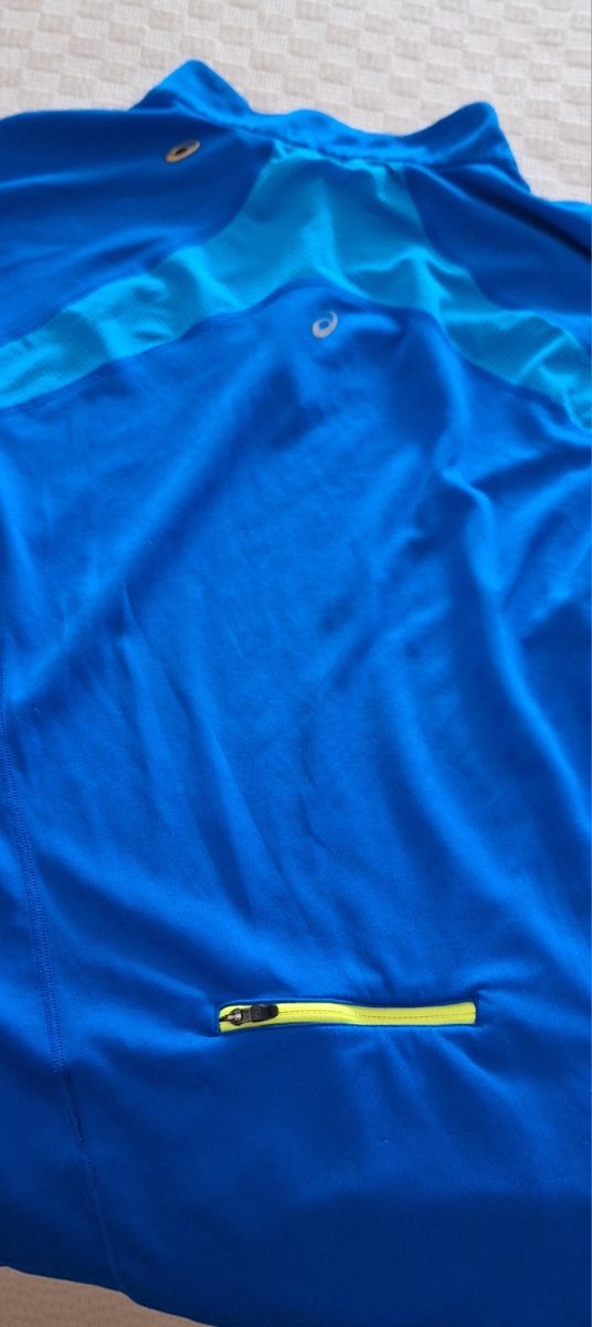 Camiseta Asics running azul M
