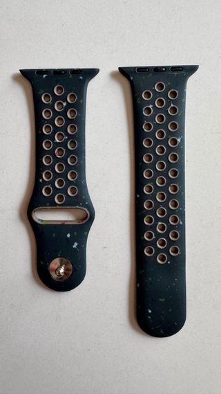 Correa deportiva Apple Watch 44mm Silicona negra 