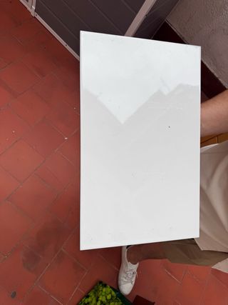 Azulejo blanco decorativo 6 unidades