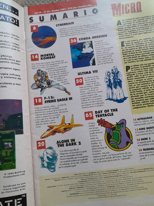 REVISTA MICROMANÍA N°65