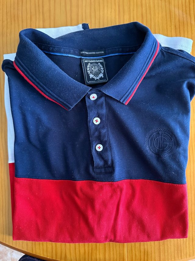 Polo McGregor XXL - Rojo & Azul