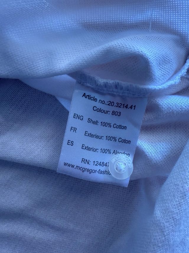 Polo McGregor XXL - Rojo & Azul