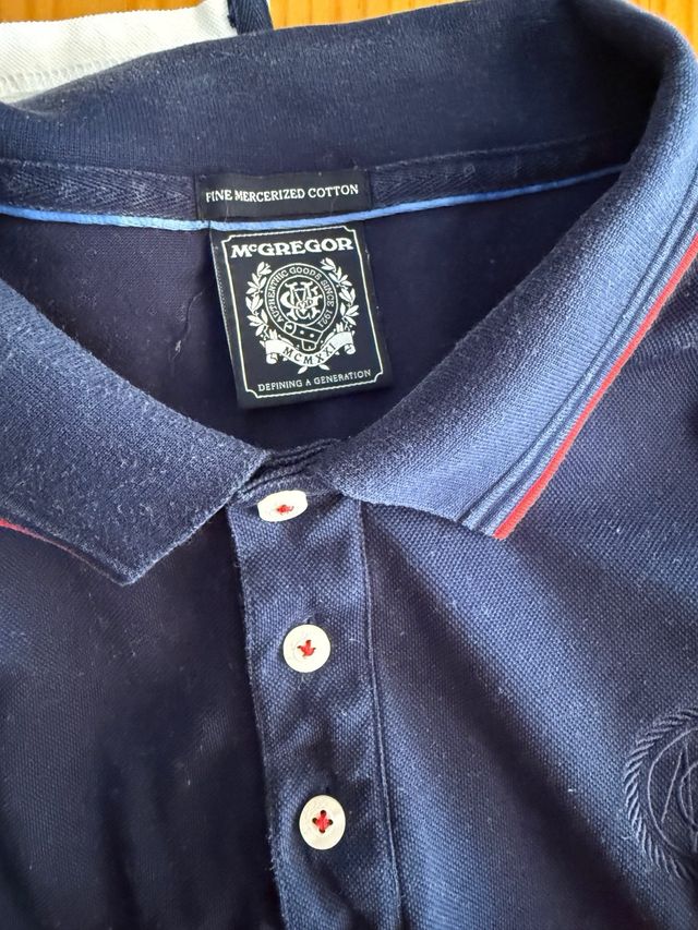 Polo McGregor XXL - Rojo & Azul
