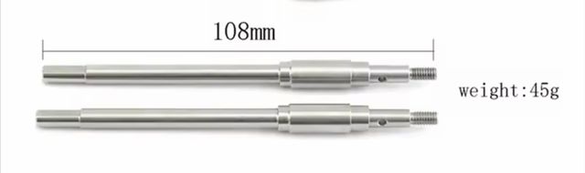 Eje metálico FMS FJ40 Mashigan