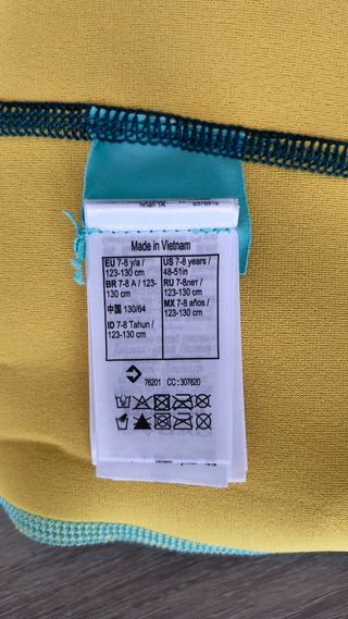 Camiseta neopreno niño - Talla 123-130cm 7-8 Años