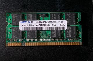RAM Samsung DDR2 1GB para portatil