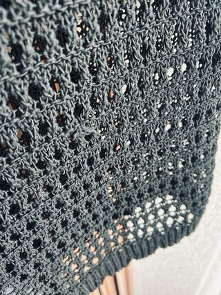 Top negro Mango - Talla S
crochet , 
