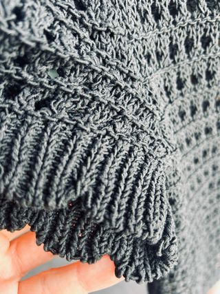 Top negro Mango - Talla S
crochet , 