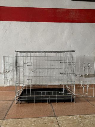 Jaula transporte perros pequeña