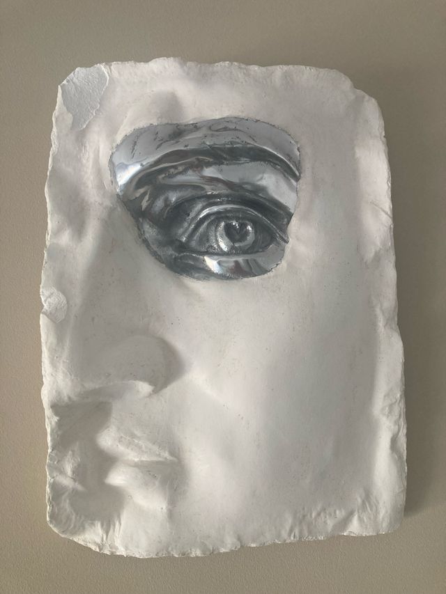 Escultura un cuadro Ojo David - Silvia Stein