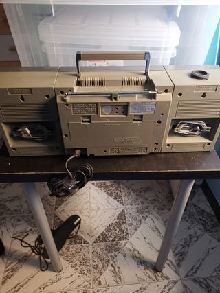 Radio Cassette Samsung Doble Altavoz